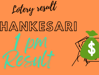 Dhankesari Result Lottery Sambad 1 PM