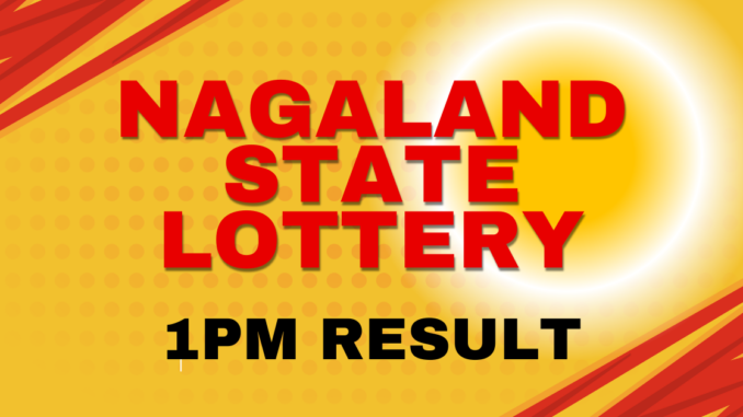 Nagaland State Lottery Result